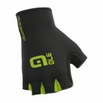 Luvas Alé Velocissimo Crono curtas preto amarelo